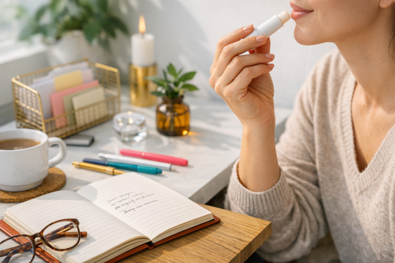 Lip Balm Ritual: Presence, Softness, Identity